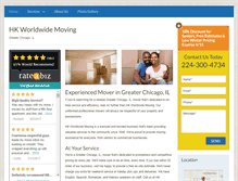 Tablet Screenshot of chicagoprofessionalmover.com